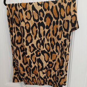Animal Print Wide leg pants